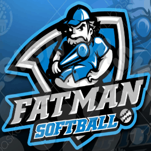 Logotipo de Softbol - Fatman